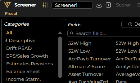 Powerful Screener